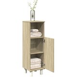 vidaXL Kopalniška omarica sonoma hrast 30,5x30x95 cm inženirski les Cene