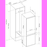 Candy vgradni hladilnik BCBS 172 T/N | Shoptok.si