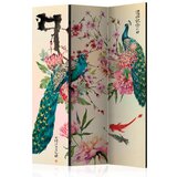  Paravan u 3 dijela - Peacock Love [Room Dividers] 135x172 | shoptok.hr