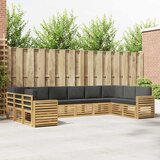  Set vanjskih sofa 10 pcs Bijela i antracit 363 x 191,5 x 73 cm Cijene