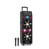 Auna DisGo Box 2100, PA sistem, 100 W RMS, BT, SD, LED diode, USB, akumulator, črna barva | Shoptok.si