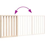 vidaXL Vrata za pse s 3 panela sklopiva 150 cm od drva topole | shoptok.hr