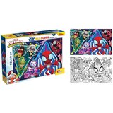 Lisciani Marvel Spidey 2 u 1 maxi puzzle od 35 dijelova i bojanka 70x50 cm - Lisciani Cijene