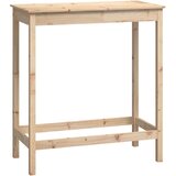 vidaXL Barska miza 100x50x110 cm trdna borovina | Shoptok.si