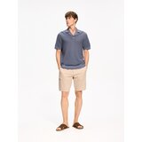 Reserved Polo džemper od strukturirane tkanine - mornarsko plava | shoptok.hr
