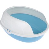 TIAKI mačje stranišče Cobby - belo/modro | shoptok.hr