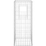 vidaXL gabionska stupna košara 40 x 40 x 100 cm željezna | shoptok.hr