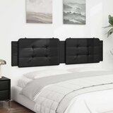 vidaXL Vzglavna stranica črna 193 cm umetno usnje, (21165989) | Shoptok.si