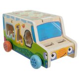 Kruzzel drveni autić sorter s figuricama i mrkvama | shoptok.hr