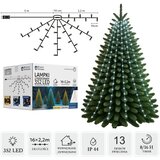  LED lanac svjetala s prstenom, 352 LED diode, 2,2 m, hladno bijela – za unutarnju i vanjsku upotrebu | shoptok.hr