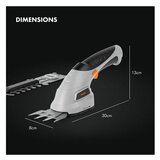 Vonhaus Akumulatorske škarje z rezili 2v1, 80 mm | Shoptok.si