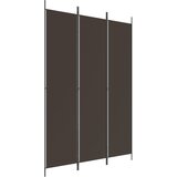 Maison Chic Paravan - Sobne pregrade 3-delni rjav 150x220 cm blago, (22111816) | Shoptok.si
