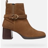 Geox Brown women's ankle boots Walk Pleasure 55 - Women's | Shoptok.si
