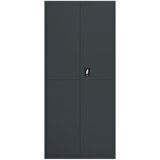 Ormarić za spise antracit 90 x 40 x 240 cm čelični | shoptok.hr