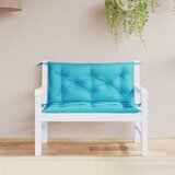 vidaXL Blazina za vrtno klop 2 kosa turkizna 100x50x7 cm blago Cene