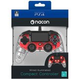 Bigben PS4 Nacon Compact Light Wired Controller prozirno-crveni | Eponuda.ba