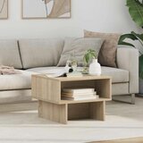  Klubska miza Sonoma hrast 48 x 46 x 35 cm Konstruiran les, (5000120462) | Shoptok.si