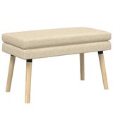 Klupa s dvostrukim slojem Krem 80 x 40 x 47 cm Tkanina | Eponuda.com