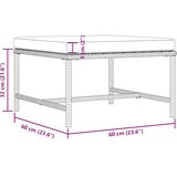  3-dijelni vrtni set sofa od poliratana s jastucima crni | shoptok.hr