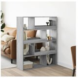 vidaXL pregrada boja hrasta 100x33x125 5 cm konstruirano drvo | shoptok.hr