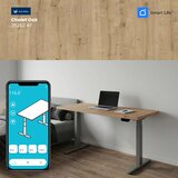 Uvi STANDARD V2 električni sit-stand stol - Chalet Oak i sivi okvir | shoptok.hr