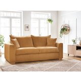 Bobochic Paris Senf žuta sklopiva sofa od samta 225 cm Augustin – | shoptok.hr