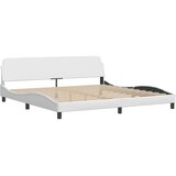  Krevet s madracem Dover bijeli 200x200 cm umjetna koža | shoptok.hr