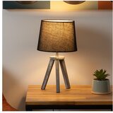 Atmosphera Stona lampa MINI 1xE14/25W/230V borovina/crna Cene