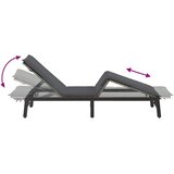  Ležaljka s jastukom, siva, poli ratan | shoptok.hr