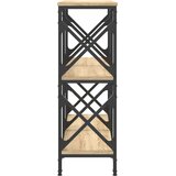  Konzolni stol boja hrasta 100 x 28 x 80,5 cm konstruirano drvo | Eponuda.ba