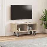 TV stojalo Sonoma hrast 68,5 x 35 x 35 cm Konstruiran les, (5000132684) | Shoptok.si