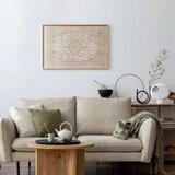  Plakat - Sand Carpet - Worn Persian Rug with Rich Ornamental Motifs 30x21 Zlatni okvir | shoptok.hr