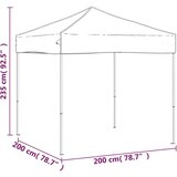 vidaXL Zložljiv vrtni šotor moder 2x2 m | Shoptok.si