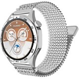INF Zamenjava/združljiv del - Jekleni mrežasti pas za Huawei Watch GT Silver, (5000264260) | Shoptok.si