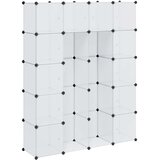  Modularni ormarić s 14 pretinaca bijeli 37 x 146 x 180,5 cm | shoptok.hr