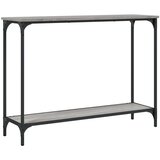  Konzolni stol siva boja hrasta 101x30 5x75 cm konstruirano drvo | shoptok.hr