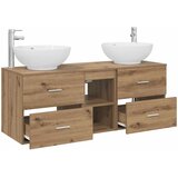  Set namještaja za kupaonicu 3 kom. Hrast artisan | shoptok.hr