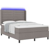 Box Spring krevet s madracem i LED-om Taupe 140x200 cm Tkanina | shoptok.hr