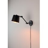 White Label Črna stenska svetilka Hajo – | Shoptok.si