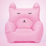  Dečija fotelja na naduvavanje Beanbag maca roze Cene