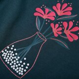  Dječja majica dugih rukava tamnozelena 116 | shoptok.hr