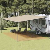 vidaXL Preproga za šotor peščena 400x600 cm HDPE | Shoptok.si