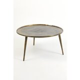 Light & Living Kovinska okrogla mizica v bronasti barvi ø 67,5 cm Babina – | Shoptok.si