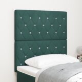  LED uzglavlje Tamnozeleno 80 cm Baršun | shoptok.hr