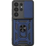 Oem Mayaxess, Ovitek za Galaxy S26 Ultra – drsni pokrov kamere in magnetni obroč, Nočno modra, (5000274895) | Shoptok.si