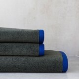 Mette Ditmer Denmark Temno zelene/modre frotirne brisače iz organskega bombaža v kompletu 2 ks 40x55 cm Soft – | Shoptok.si