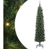 vidaXL Umjetno božićno drvce Zelena 210 cm PVC i čelik i plastika | shoptok.hr