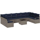  Kavčna garnitura z blazino 11 pcs Siva poli ratan, (5000153889) | Shoptok.si