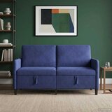 SOFA s pohranom Policijska plava 152 x 78 x 87 cm Poliester | shoptok.hr