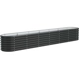  Povišena vrtna gredica od čelika 260 x 40 x 36 cm antracit | shoptok.hr